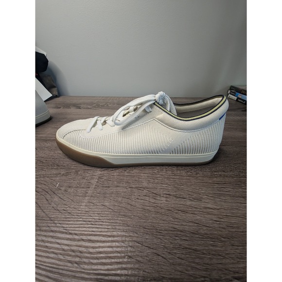 Rothys White Knit Lace-Up Sneakers Eco-Friendly Casual Shoes Women's 10 - Picture 7 of 12